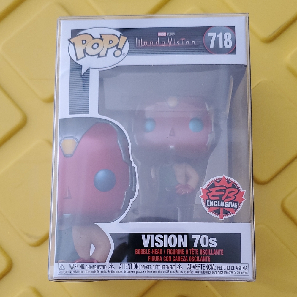 Marvel Wanda vision , Vison 70s #718 Funko Pop